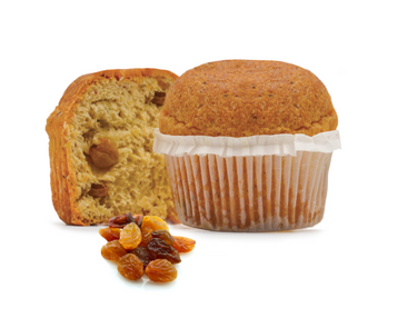 Pan muffin with raisins