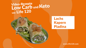Piadina Life 120 mit Räucherlachs & Kapern